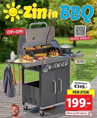 Lidl Tepro Gasbarbecue aanbieding