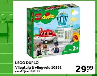 Intertoys Lego Duplo Vliegtuig & Vliegveld aanbieding