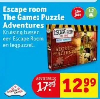 Kruidvat Escape room The Game: Puzzle Adventures aanbieding