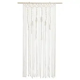 Kwantum Vliegengordijn Macrame Wit aanbieding