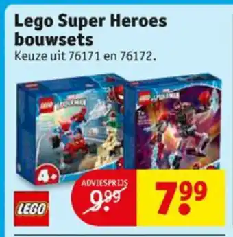 Kruidvat Lego Super Heroes bouwsets aanbieding