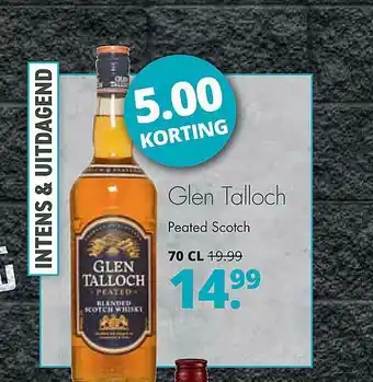 Mitra Glen Talloch Peated Scotch 5.00 Korting aanbieding