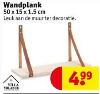 Kruidvat Villa Volance Wandplank 50*15*1.5 cm aanbieding