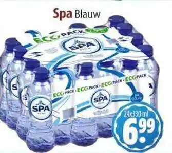 Sahan Supermarkten Spa Blauw aanbieding