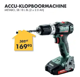 Bouwhof Accu-klopboormachine aanbieding