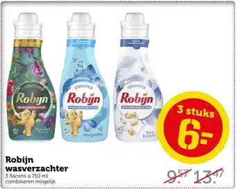 Coop Robijn wasverzachter aanbieding