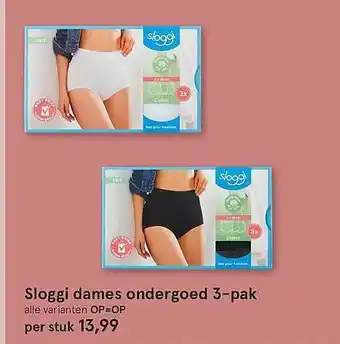 Etos Sloggi dames ondergoed 3-Pak aanbieding