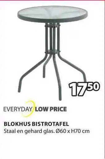 Jysk Blokhus Bistrotafel Ø60 X H70 Cm aanbieding