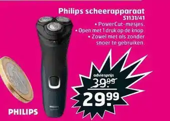 Trekpleister Philips Scheerapparaat S1131-41 aanbieding