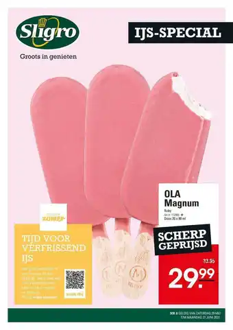 Sligro Ola Magnum aanbieding