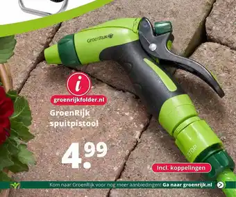 GroenRijk GroenRijk Spuitpistool aanbieding