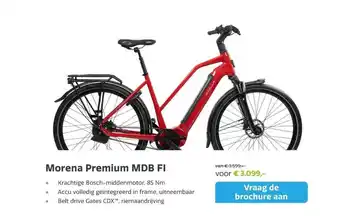 Stella fietsen Morena Premium MDB FI Fiets aanbieding