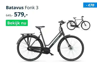 Mantel Batavus Fonk 3 Fiets aanbieding