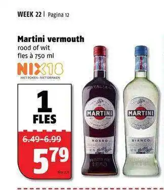 Poiesz Martini Vermouth aanbieding