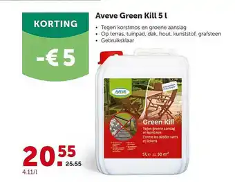 Aveve Aveve Green Kill 5L -€5 Korting aanbieding