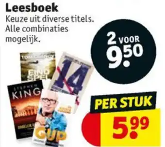 Kruidvat Leesboek aanbieding