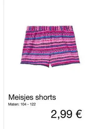 Kik Meisjes Shorts aanbieding