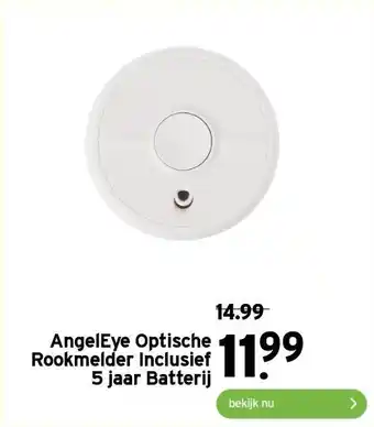 GAMMA AngelEye Optische Rookmelder Inclusief 5 jaar Batterij aanbieding