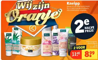 Kruidvat Kneipp 2x200ml aanbieding