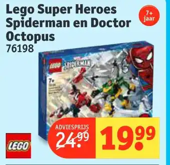 Kruidvat Lego Super Heroes Spiderman en Doctor Octopus aanbieding