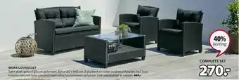 Jysk Mora Loungeset aanbieding