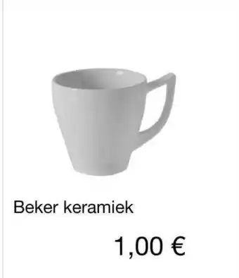 Kik Beker Keramiek aanbieding