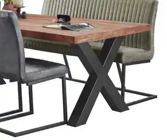 Profijt Meubel Eettafel Cota met massief mangohouten blad aanbieding