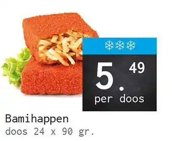 Naanhof Bamihappen 90g aanbieding