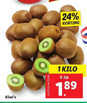 Lidl Kiwi's aanbieding