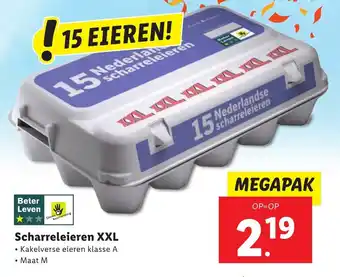 Lidl Scharreleieren XXL aanbieding