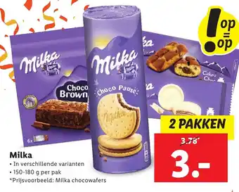 Lidl Milka 150-180g aanbieding