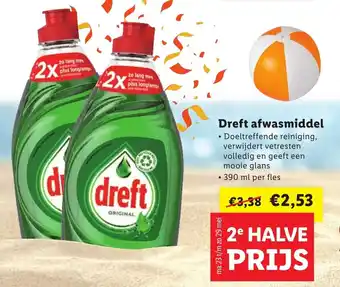 Lidl Dreft afwasmiddel 390ml aanbieding