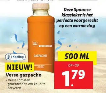 Lidl Verse gazpacho 500ml aanbieding