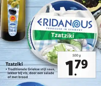 Lidl Tzatziki 500g aanbieding