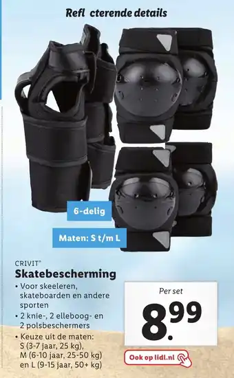 Lidl Skatebescherming aanbieding