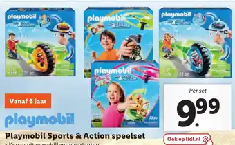 Lidl Playmobil sports & action speelset aanbieding