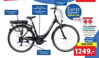 Lidl Colorado shimano e-bike bull 28 aanbieding