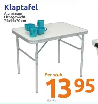 Action Klaptafel aanbieding