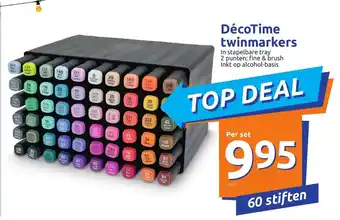 Action Decotime twinmarkers aanbieding