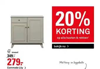 Karwei Commode Lily 20% Korting aanbieding