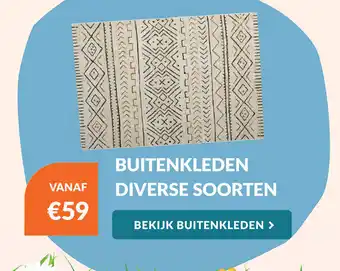 Van der Garde tuinmeubelen Buitenkleden Diverse Soorten aanbieding