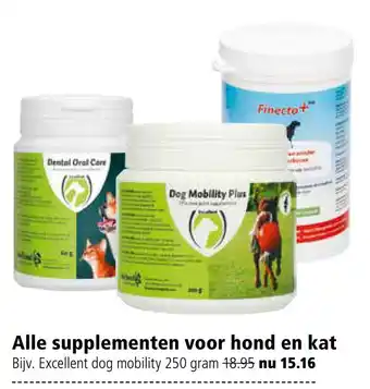 Welkoop Alle supplementen voor hond en kat 250gram aanbieding