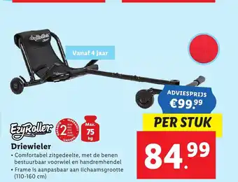Lidl Ezyroller Driewieler aanbieding