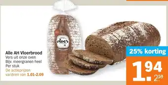 Albert Heijn AH Vloerbrood aanbieding