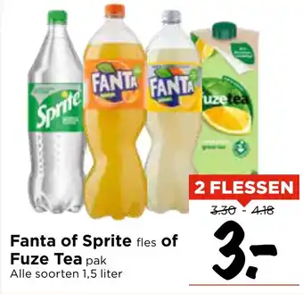 Vomar Voordeelmarkt Fanta of Sprite aanbieding