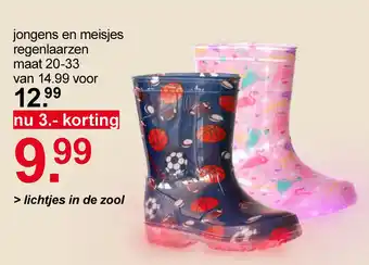 Scapino Jongens en meisjes regenlaarzen aanbieding