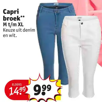 Kruidvat Capri broek aanbieding