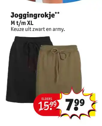 Kruidvat Joggingrokje aanbieding