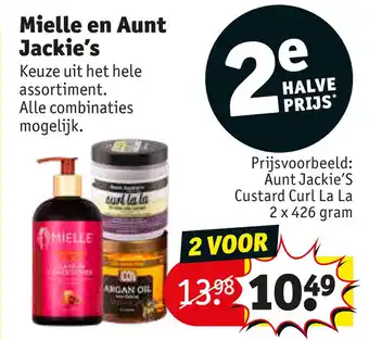 Kruidvat Mielle en Aunt Jackie's aanbieding