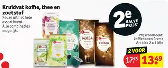 Kruidvat Kruidvat koffie, thee en zoetstof aanbieding